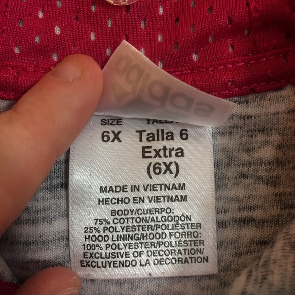 Girls Adidas Zip Up Jacket - Picture 5 of 6